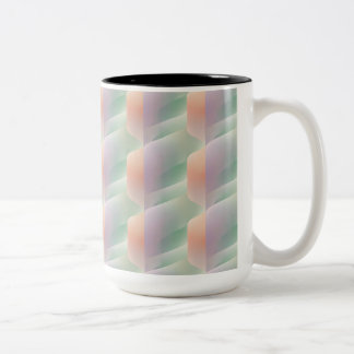 Pastellfarbene abstrakte Gradienten Soft-Color-Äst Zweifarbige Tasse
