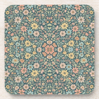 Pastellfarbene Blume mit dunklem Hintergrund Getränkeuntersetzer