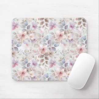 pastellfarbene Blumenmauspad für Computertische Mousepad