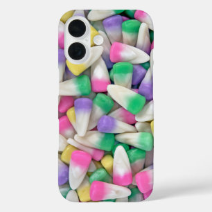 Pastellfarbene Candycorn iPhone 16 Hülle