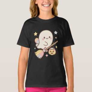 Pastellfarbene Fliegendes-Geist-Kinder-T-Shirt S T-Shirt