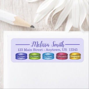 Pastellfarbene französische Macarons-Bridal-Shower