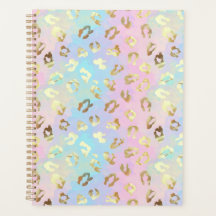 Pastellfarbene Leoparden-Skin-Bandana