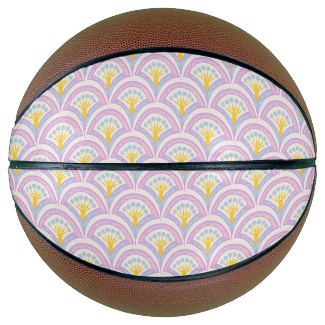 Pastellfarbene Muschel Basketball (Vorderseite)