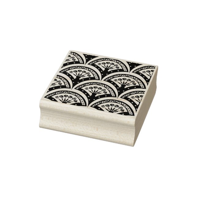 Pastellfarbene Muschel Gummistempel (Stempel)