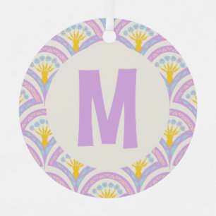Pastellfarbene Muschel Ornament Aus Metall
