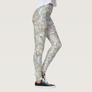 Pastellfarbene Quadrate  Leggings