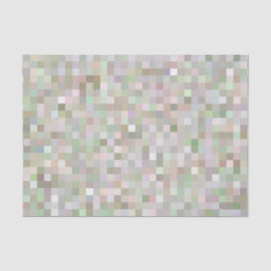 Pastellfarbene Quadrate Seidenpapier