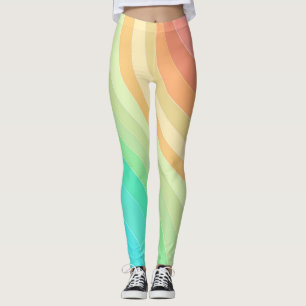 pastellfarbene RegenbogenLeggings Leggings