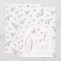 Pastellfarbene Schmetterlings-Baby-Party für Mädch