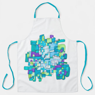 Pastellfarbene Schürze