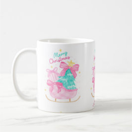 pastellfarbene Träume blau, rosa und gelber Schlit Kaffeetasse
