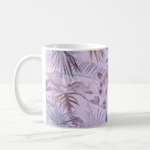 Pastellfarbene Vintage-Tropenjungele 1 Kaffeetasse