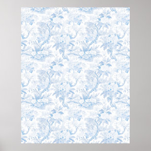 Pastellfarbene Wildblume Hochzeitplakat Poster