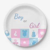 Pastellfarbene winzige Icons Baby-Shower & Geschle