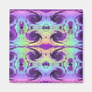 pastellfarbene Wirbel Magnet