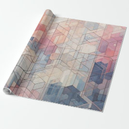 Pastellfarbener geometrischer Traum – modernes abs Geschenkpapier