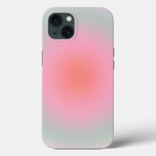 Pastellfarbener Gradient Minimalistischer Aura Case-Mate iPhone Hülle