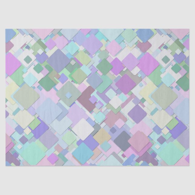 pastellfarbenes Gewebe Seidenpapier (Vorderseite)