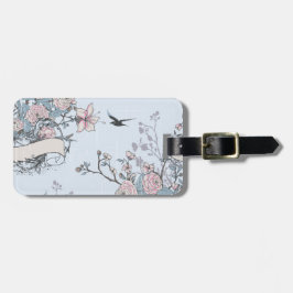 pastellfarbenes Shabby Chic Gepäckanhänger