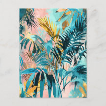 Pastellfarbenes Wasser - Illustration von Blätter