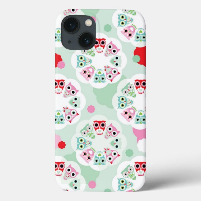 Pastellfarbenmuster der Blume Case-Mate iPhone Hülle (Rückseite)