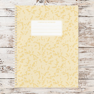 Pastellfarbmarmormuster Notizbuch
