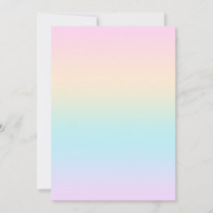 Pastellfarbverlauf Einladung