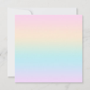 Pastellfarbverlauf Mitteilungskarte