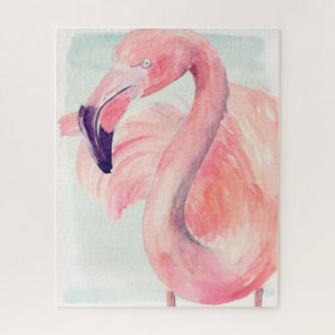 Pastellflamingo Puzzle