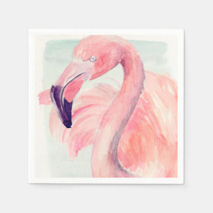 Pastellflamingo Serviette