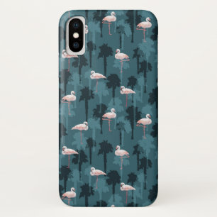 Pastellflamingos auf aquamarinem Case-Mate iPhone hülle