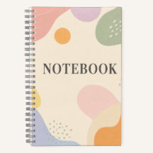 Pastellformen Notizbuch – Gepunktetes Journal