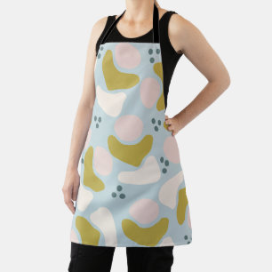 Pastellformen und -punkte schürze
