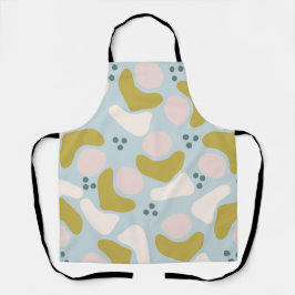 Pastellformen und -punkte schürze