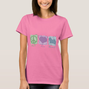 Pastellfrieden, Liebe und Havanese T-Shirt