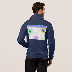 Pastellgalaxien Impressionistischer Reißverschluss Hoodie