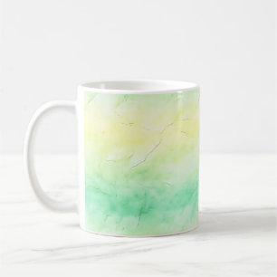 Pastellgelb grün kaffeetasse