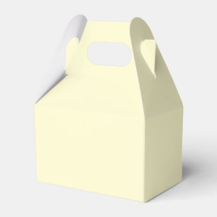 Pastellgelbe minimalistische Gestaltung Geschenkschachtel