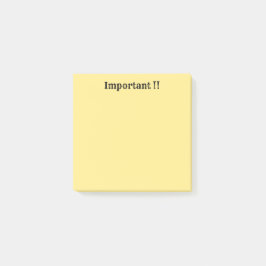 Pastellgelber Sonnenuntergang Post-it Klebezettel