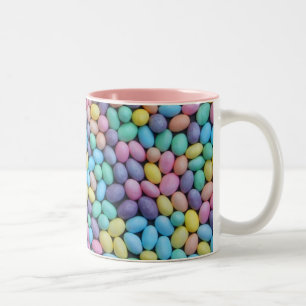 PastellGeleebonbons Zweifarbige Tasse