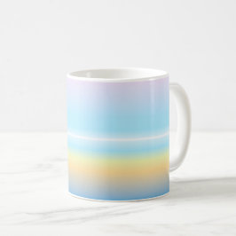 Pastellgradität mehrfarbig gestreift kaffeetasse