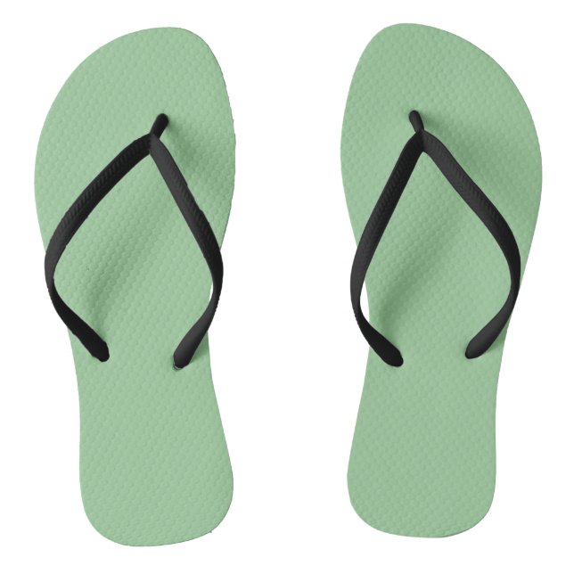 Pastellgrün Flip Flops (Fußbett)