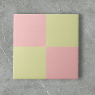 Pastellgrün rosa Karton Modernes Minimalistisch Fliese