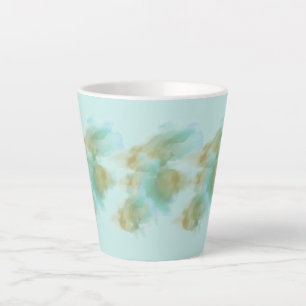 Pastellgrüne Latte-Tasse – Elegantes minimalistisc Milchtasse