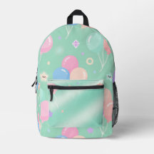 Pastellgrüner Rucksack – Minimalistisches ästhetis