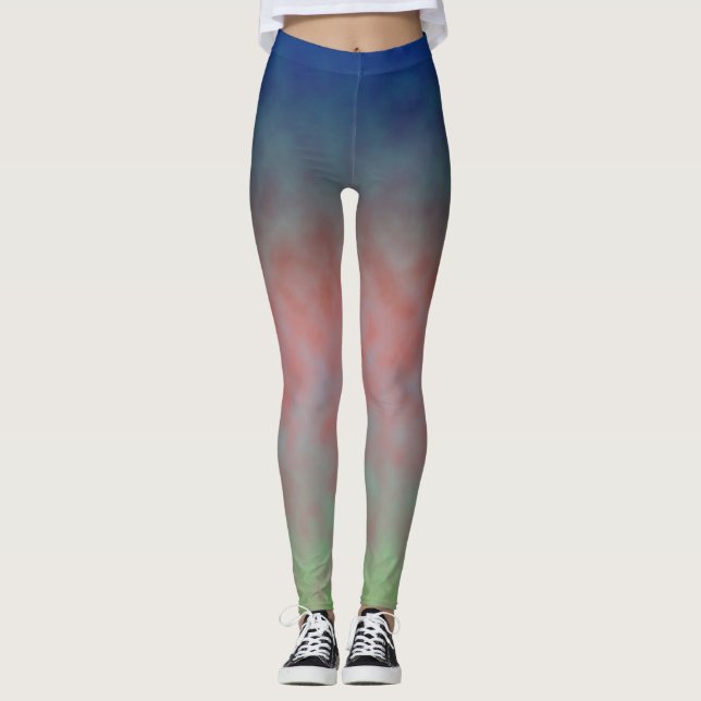 Pastellhorizont Leggings (Vorderseite)