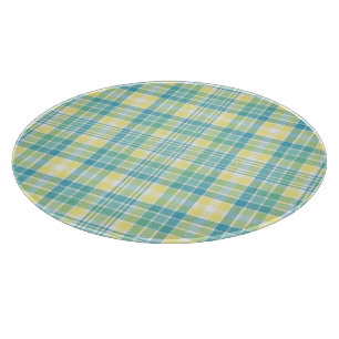 Pastellkariertes Schneidebrett