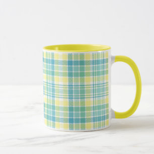 Pastellkariertes Tasse