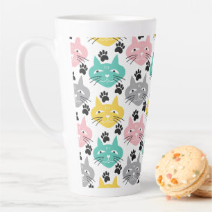 Pastellkatzen Milchtasse